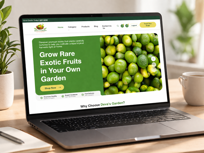 DevasGarden.com — Exotic Plant E-Commerce Platform
