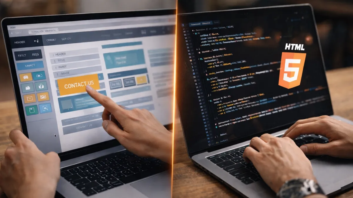 Custom-Built Website vs Template: Which Is Right for Your Business in 2026?