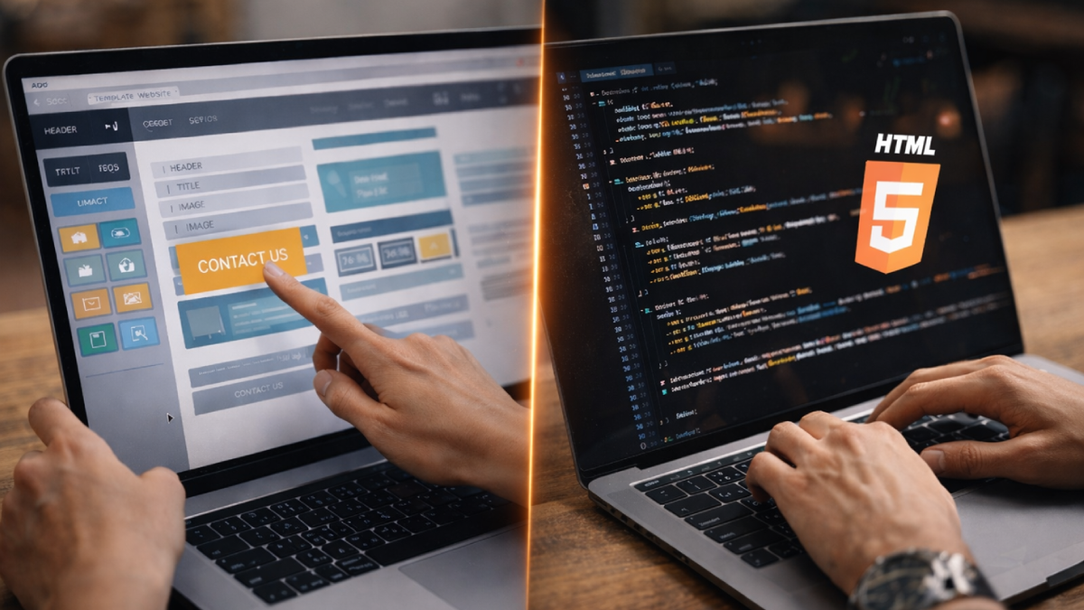 Custom-Built Website vs Template: Which Is Right for Your Business in 2026?