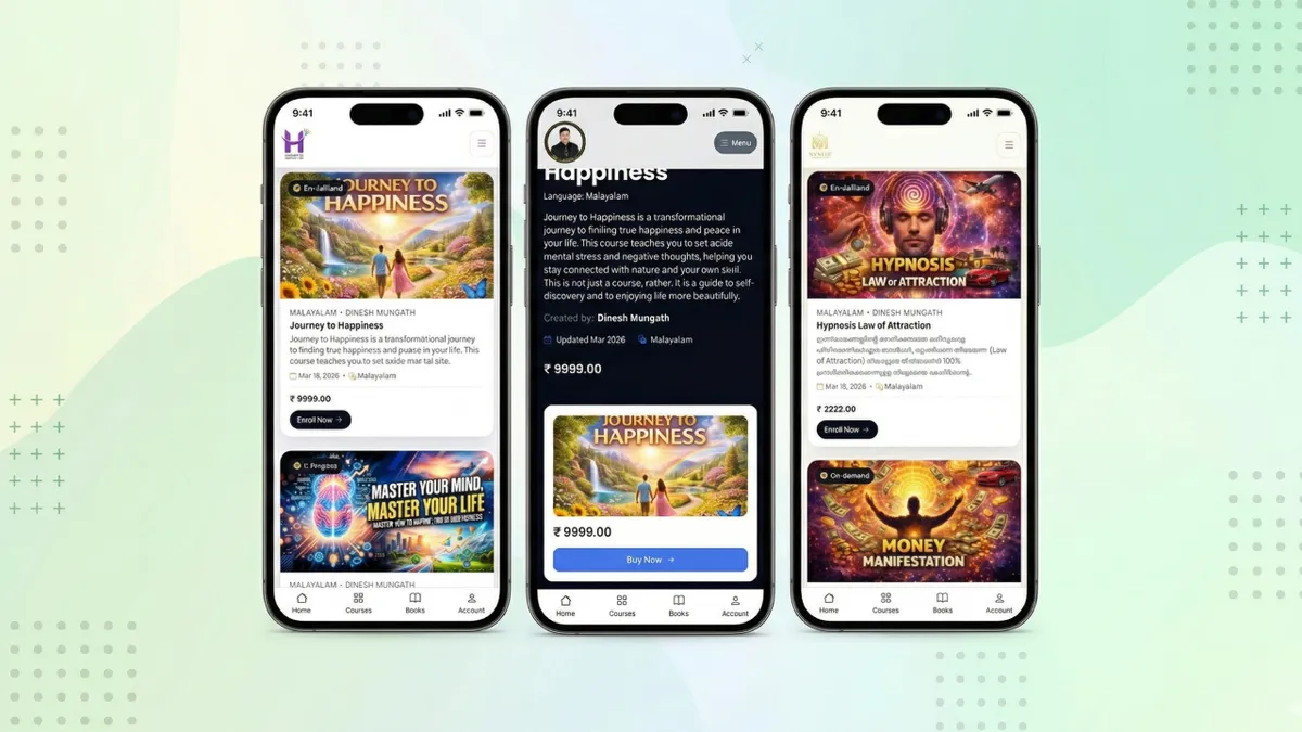Case Study: Dinesh Mungath — LMS & Digital Course Platform with Mobile App