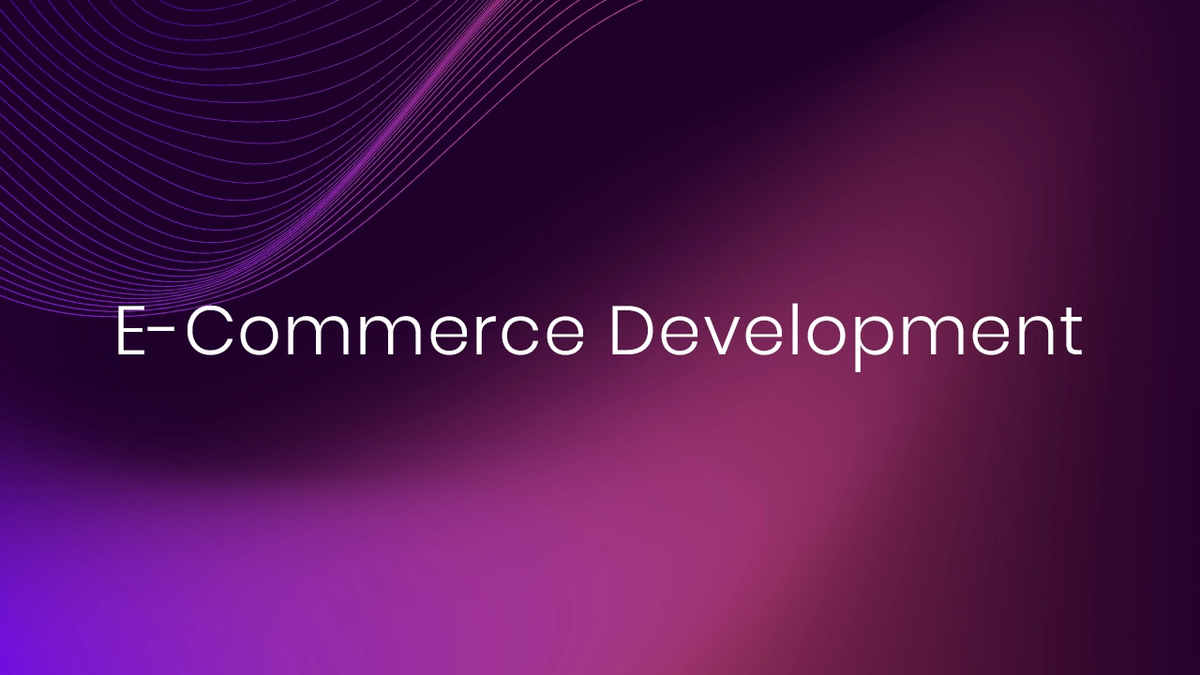 E-Commerce Development Services
