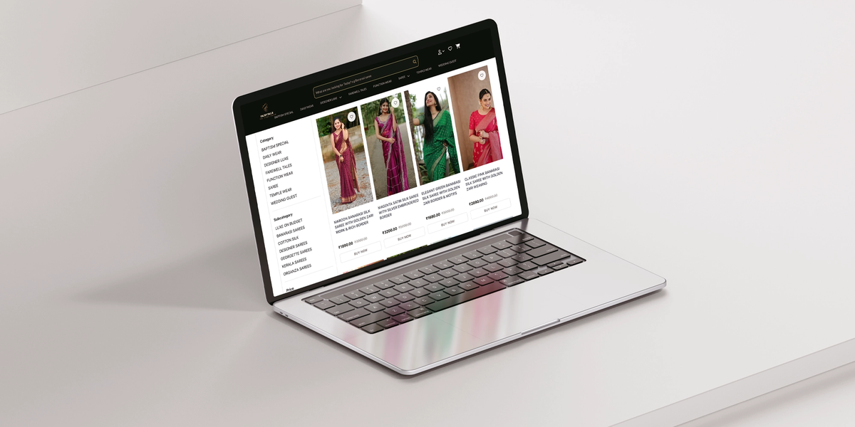 Fairytale by Jewel — Saree E-commerce