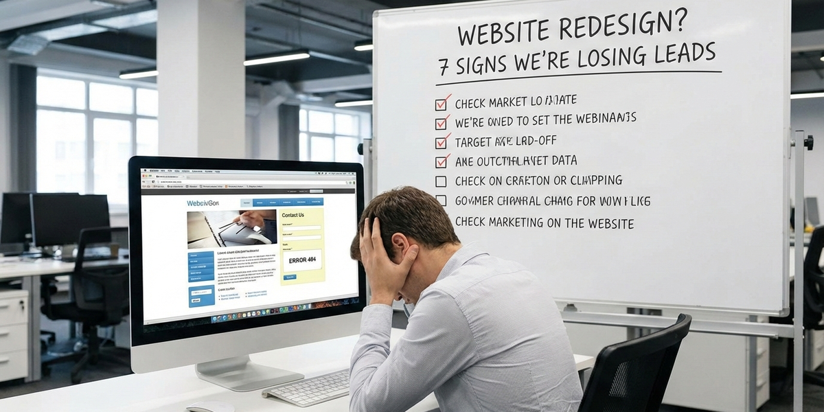 When Should You Redesign Your Website? 7 Signs Your Business Is Losing Leads