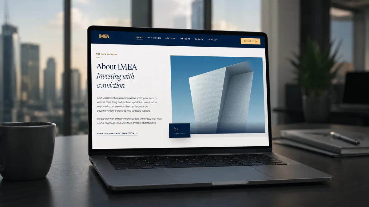 Case Study: IMEA — Premium Venture Capital Corporate Website