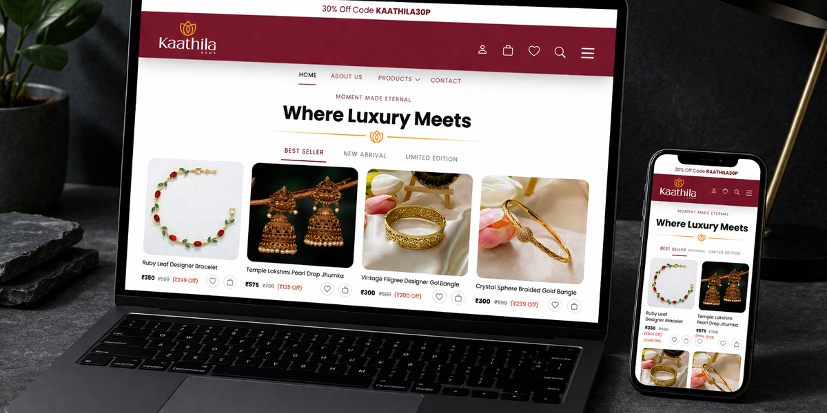 Case Study: Kaathila — Anti-Tarnish Jewelry E-Commerce Platform