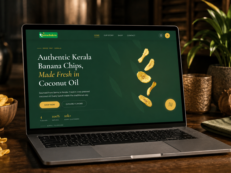 Case Study: Kerachakra — Premium Banana Chips E-Commerce Platform with Subscription Commerce