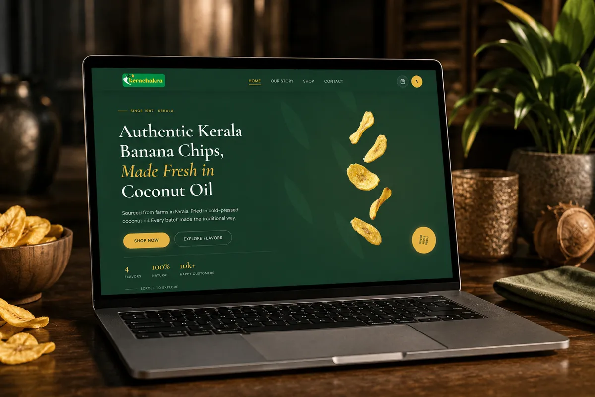 Case Study: Kerachakra — Premium Banana Chips E-Commerce Platform with Subscription Commerce