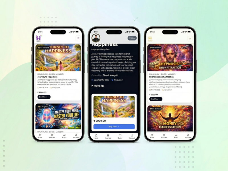 Case Study: Dinesh Mungath — LMS & Digital Course Platform with Mobile App