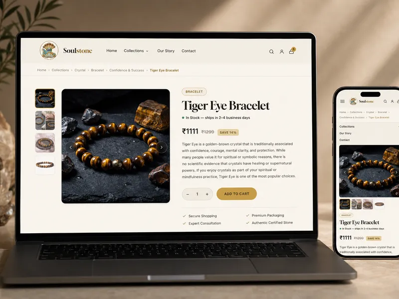 Soul Stone by Sana — Gemstones & Crystals E-Commerce Platform