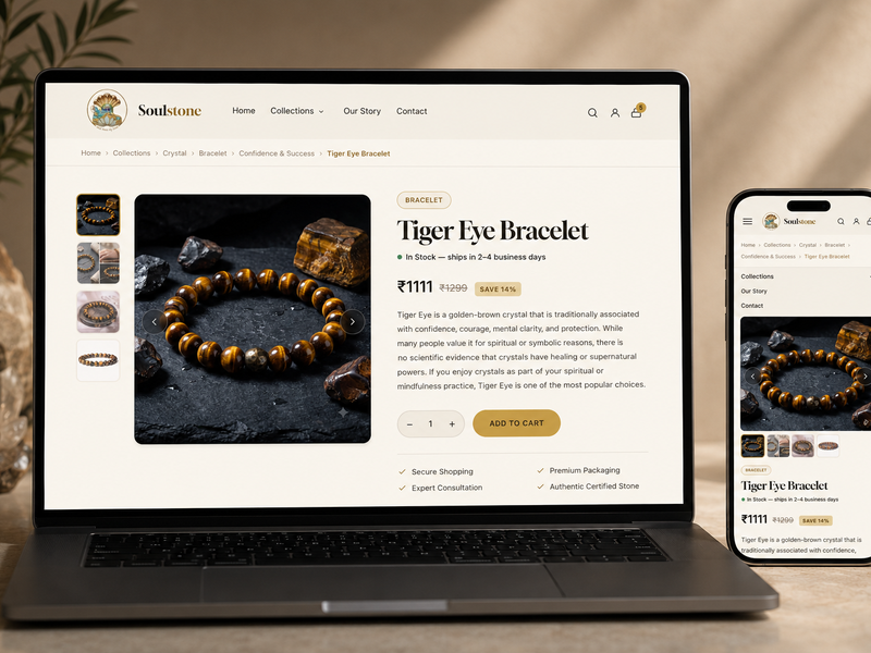 Soul Stone by Sana — Gemstones & Crystals E-Commerce Platform